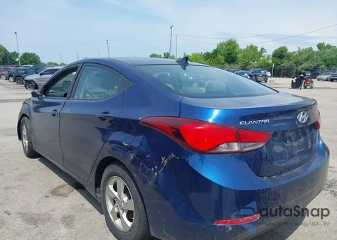 2015 Hyundai Elantra Se из США, поврежденный, VIN 5NPDH4AE6FH640799